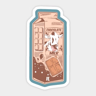 Chocolate milk Sticker